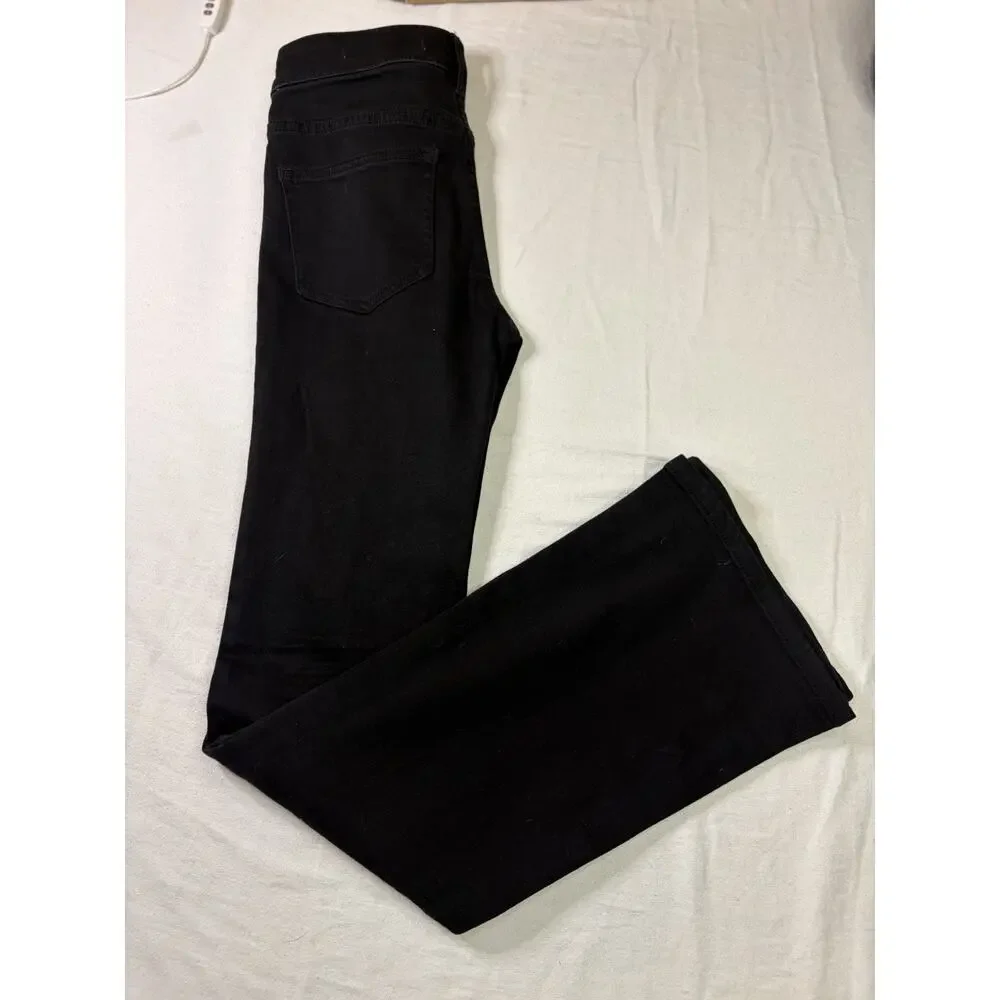 Pilcro Anthropologie Jeans Women’s Size 25 High Rise Bootcut Black Stretch Denim